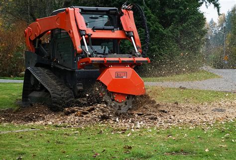 high flow stump grinder for skid steer|grinder attachment for skid steer.